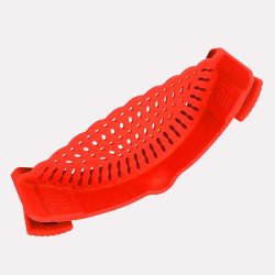 silikone dørslag sidder på gryde