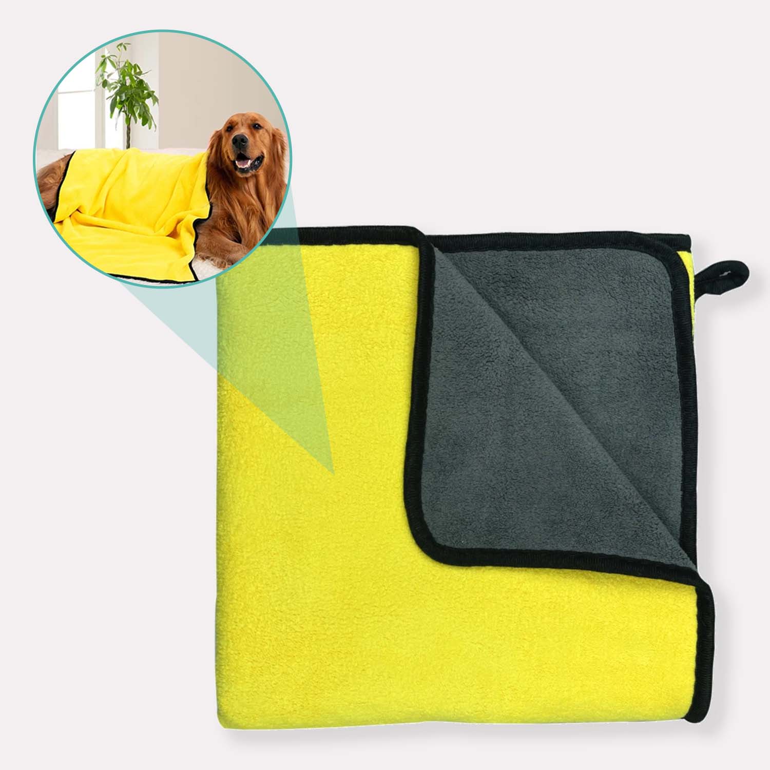 mikrofiber hundehåndklæde