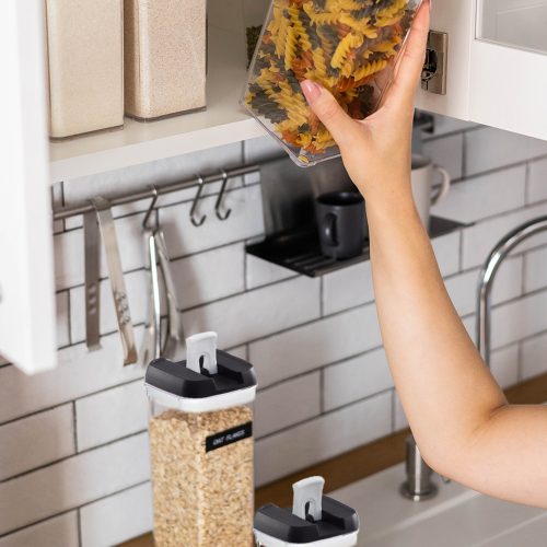 Firkantet Opbevaringsbøtter Med Låg