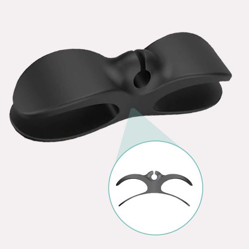 Selvklæbende Kabelholder på toaster