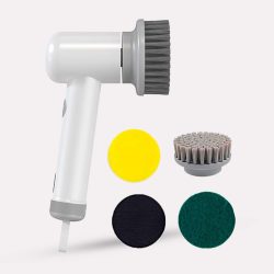 Grå Elektrisk Rengøringsbørste